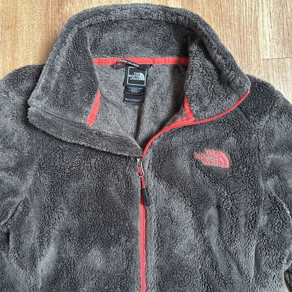 The North Face Osito Fleece Zip Up‎ Jacket Dark Khaki Green Women's Small - Picture 2 of 7